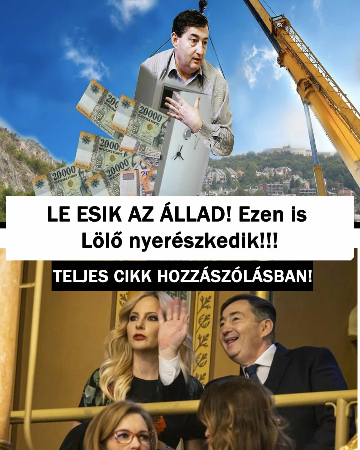 LE ESIK AZ ÁLLAD! Ezen is Lölő nyerészkedik!!!