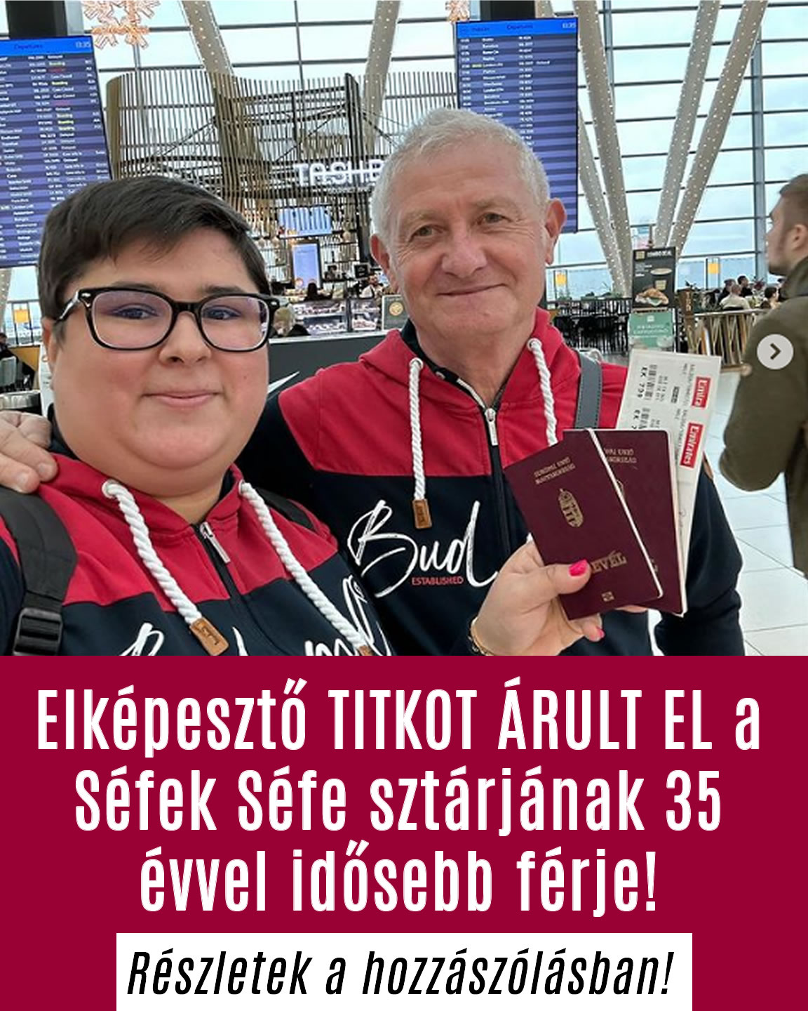 Elképesztő TITKOT ÁRULT EL a Séfek Séfe sztárjának 35 évvel idősebb férje!