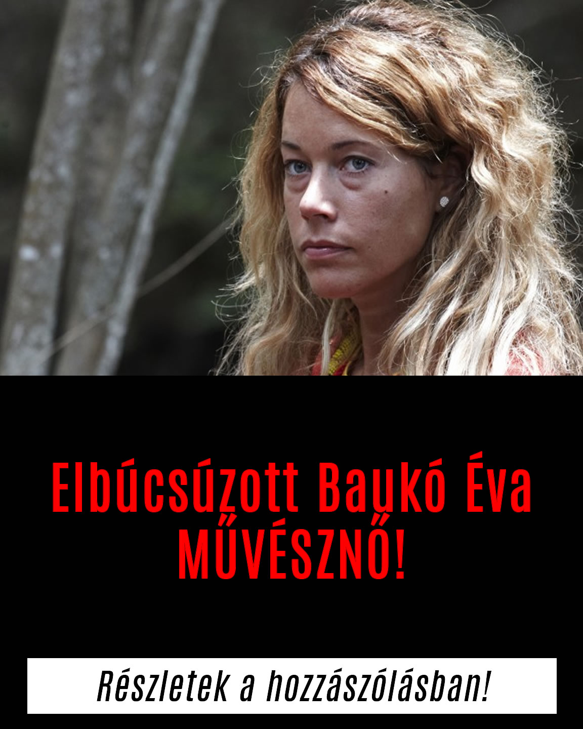 Elbúcsúzott Baukó Éva MŰVÉSZNŐ!