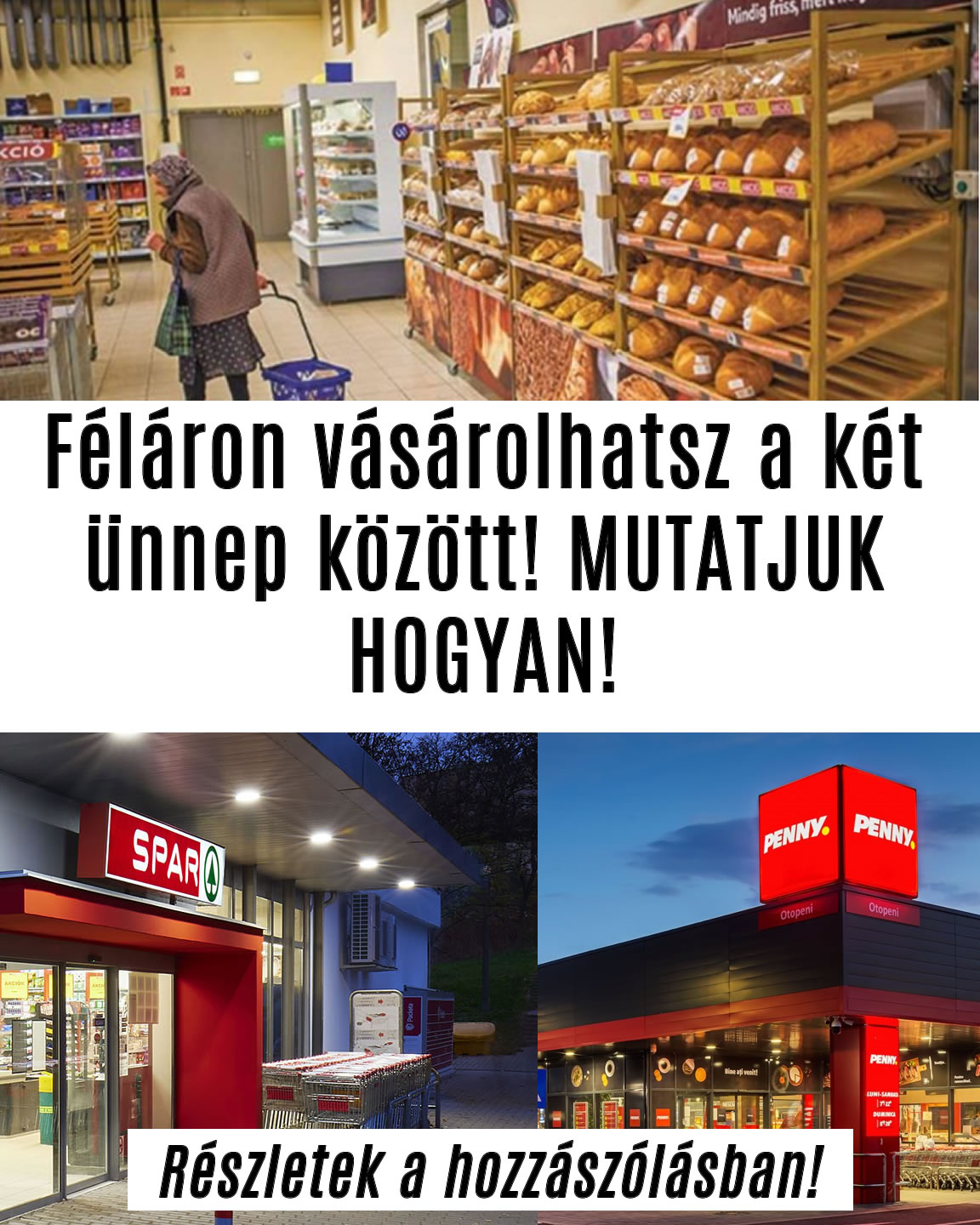 Féláron vásárolhatsz a két ünnep között! MUTATJUK HOGYAN!