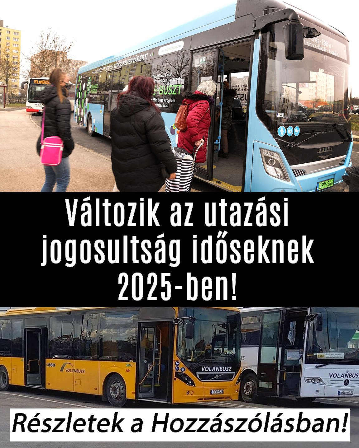 Változik az utazási jogosultság időseknek 2025-ben!