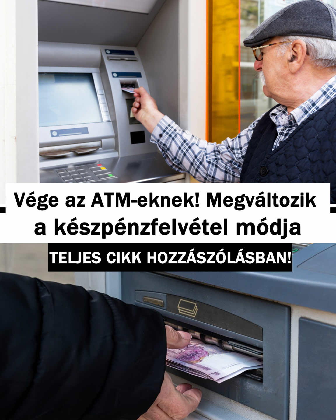 Vége az ATM-eknek! Megváltozik a készpénzfelvétel módja