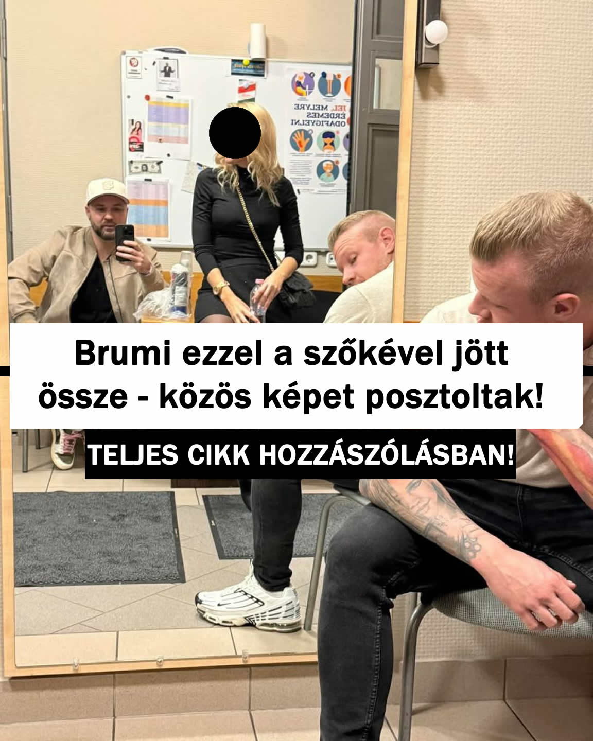 Brumi ezzel a szőkével jött össze – közös képet posztoltak!