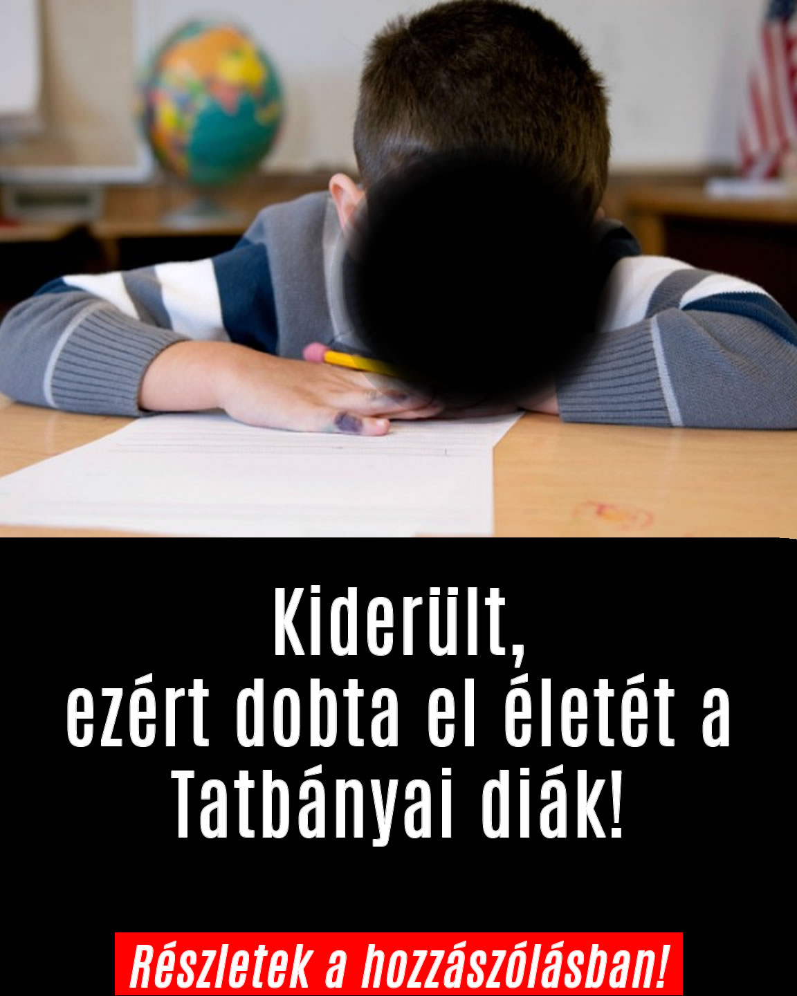 Kiderült, ezért dobta el életét a Tatbányai diák!