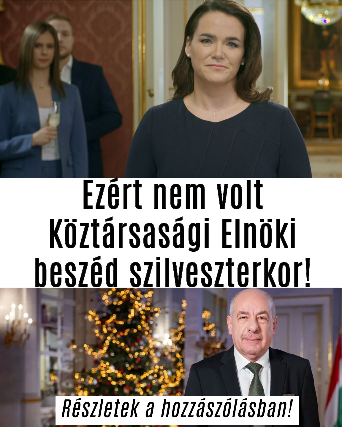 Ezért nem volt Köztársasági Elnöki beszéd szilveszterkor!