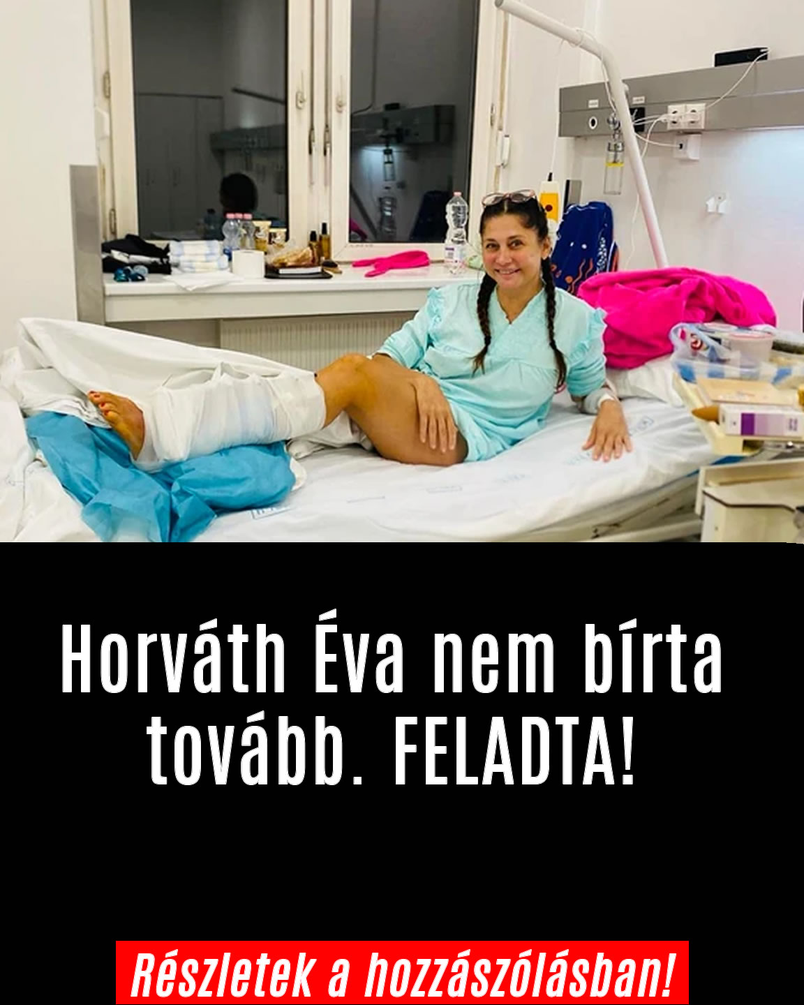 Horváth Éva nem bírta tovább. FELADTA!