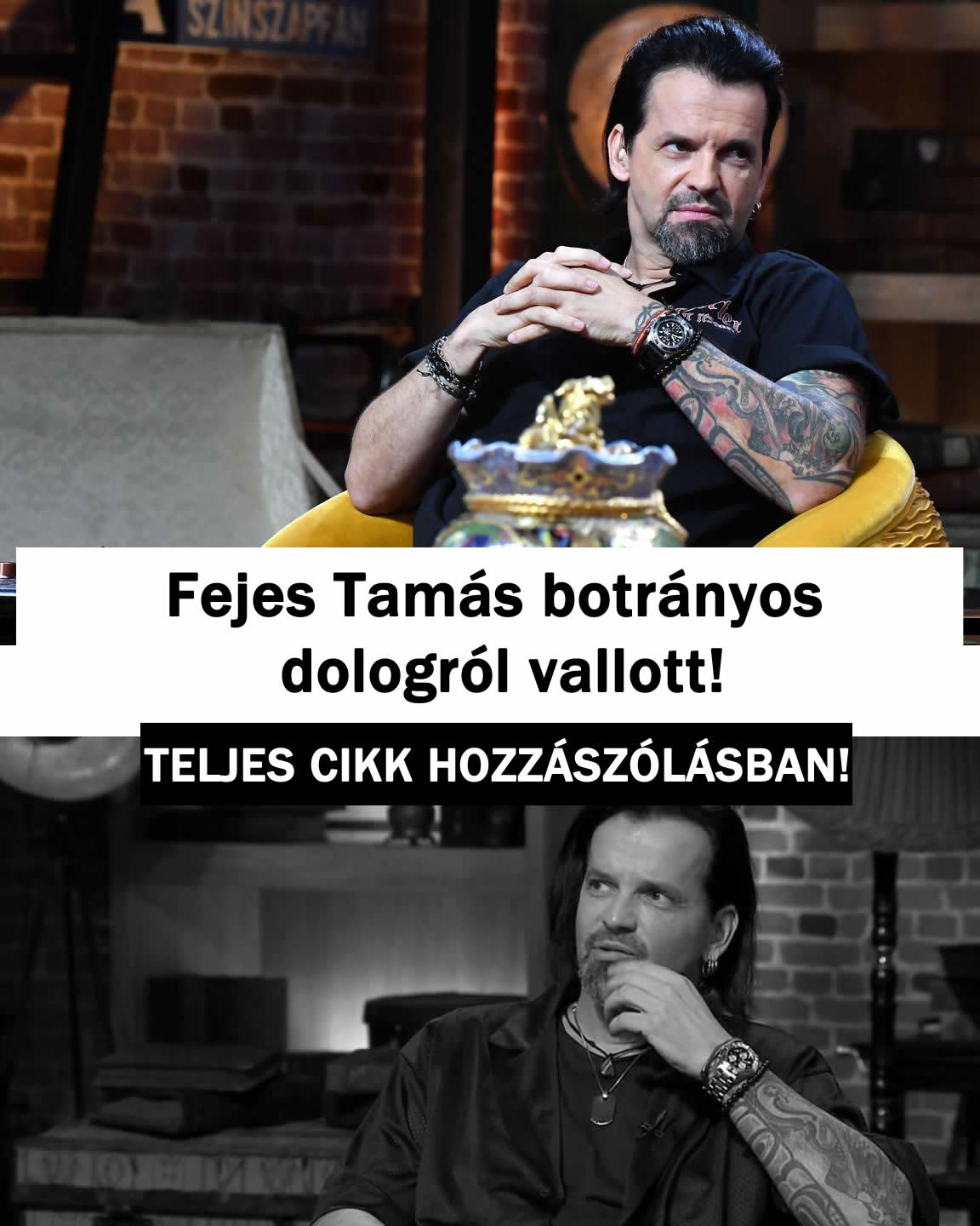 Fejes Tamás botrányos dologról vallott!