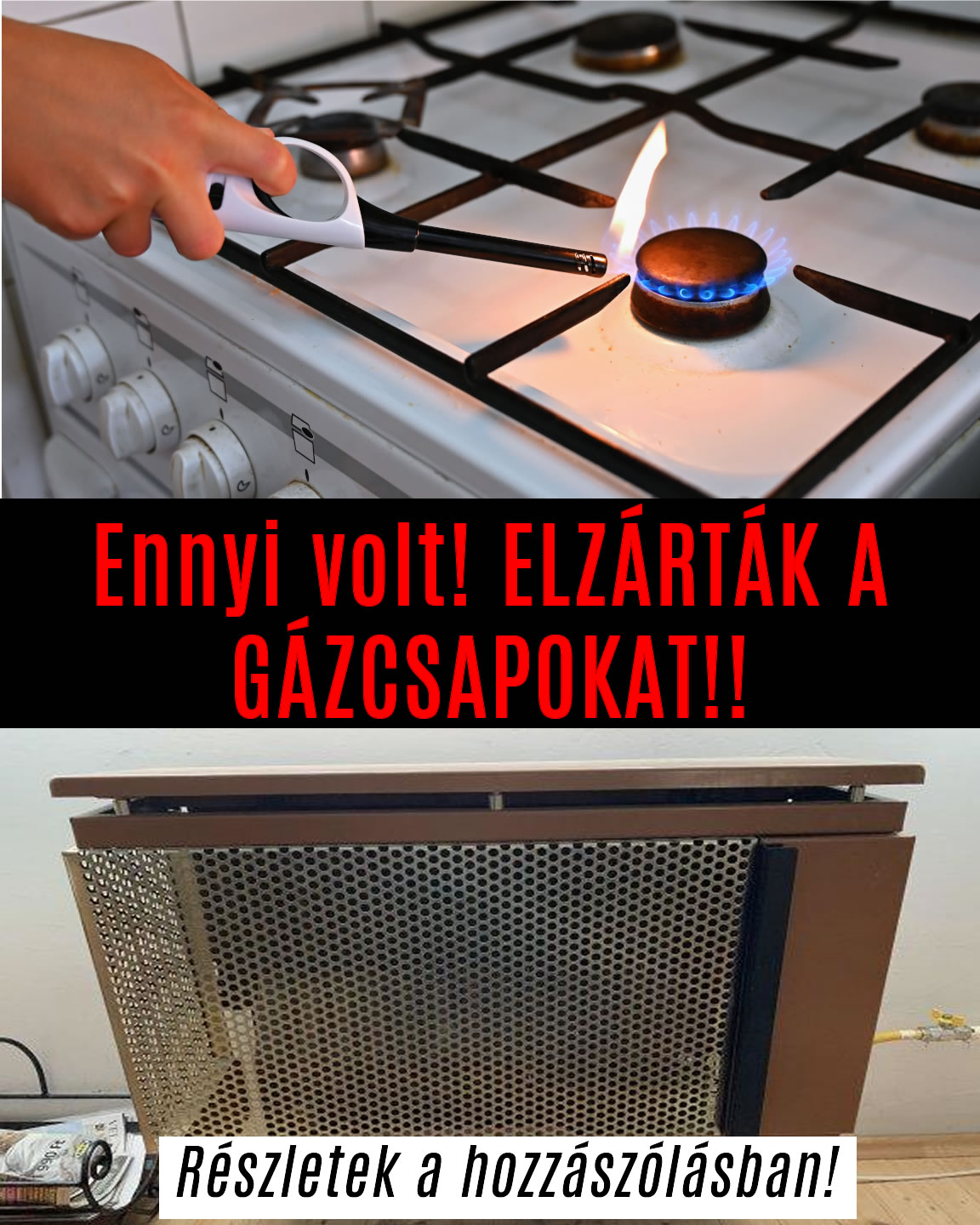 Ennyi volt! ELZÁRTÁK A GÁZCSAPOKAT! ITT VANNAK A RÉSZLETEK!