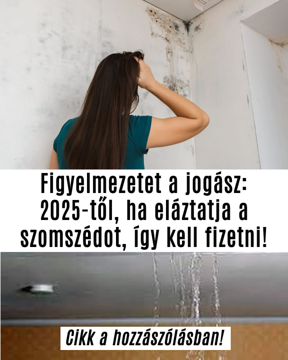 2025-től, ha eláztatja a szomszédot, így kell fizetni!