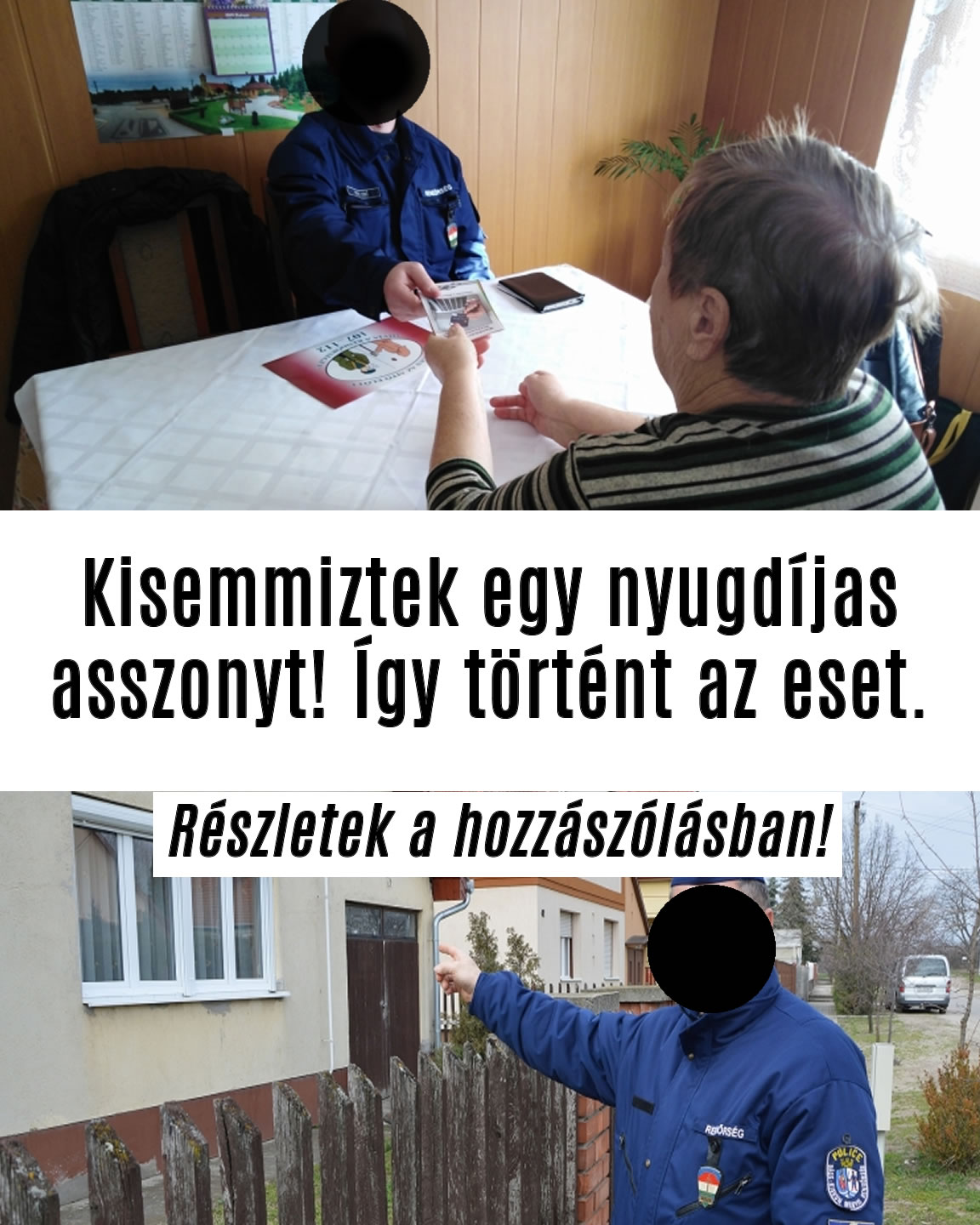 Kisemmiztek egy nyugdíjas asszonyt! Így történt az eset.