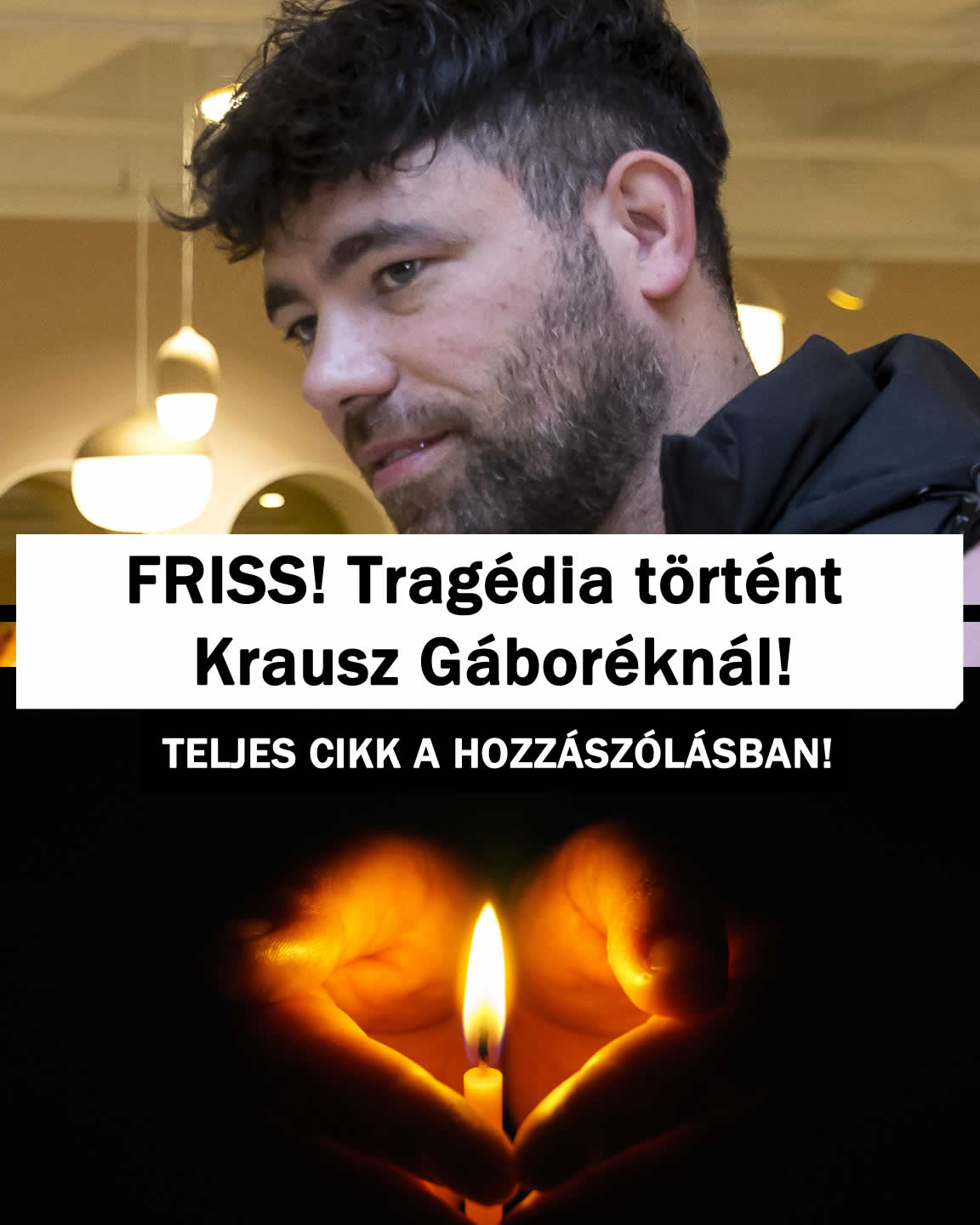 FRISS! Tragédia történt Krausz Gáboréknál!