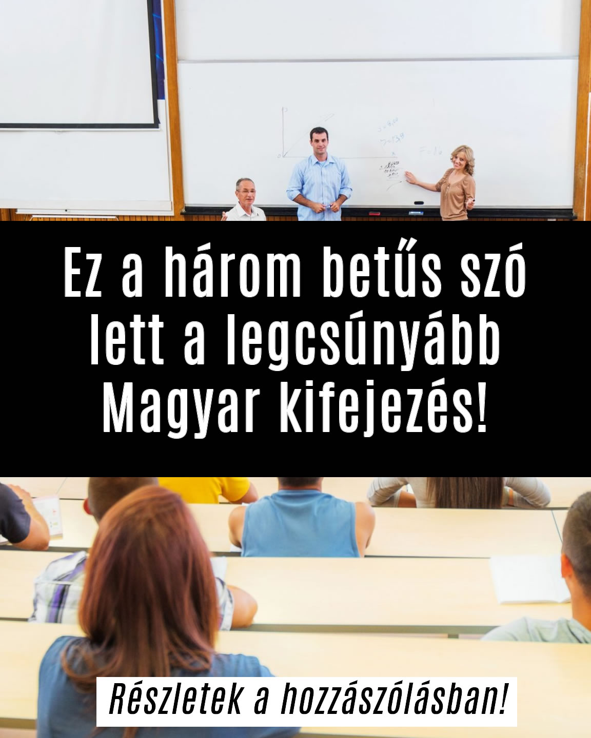 Ez a három betűs szó lett a legcsúnyább magyar szó!