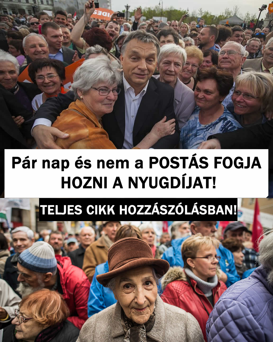 Pár nap és nem a POSTÁS FOGJA HOZNI A NYUGDÍJAT!