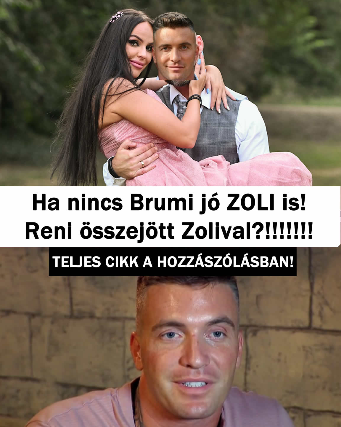 Ha nincs Brumi jó ZOLI is! Reni összejött Zolival!