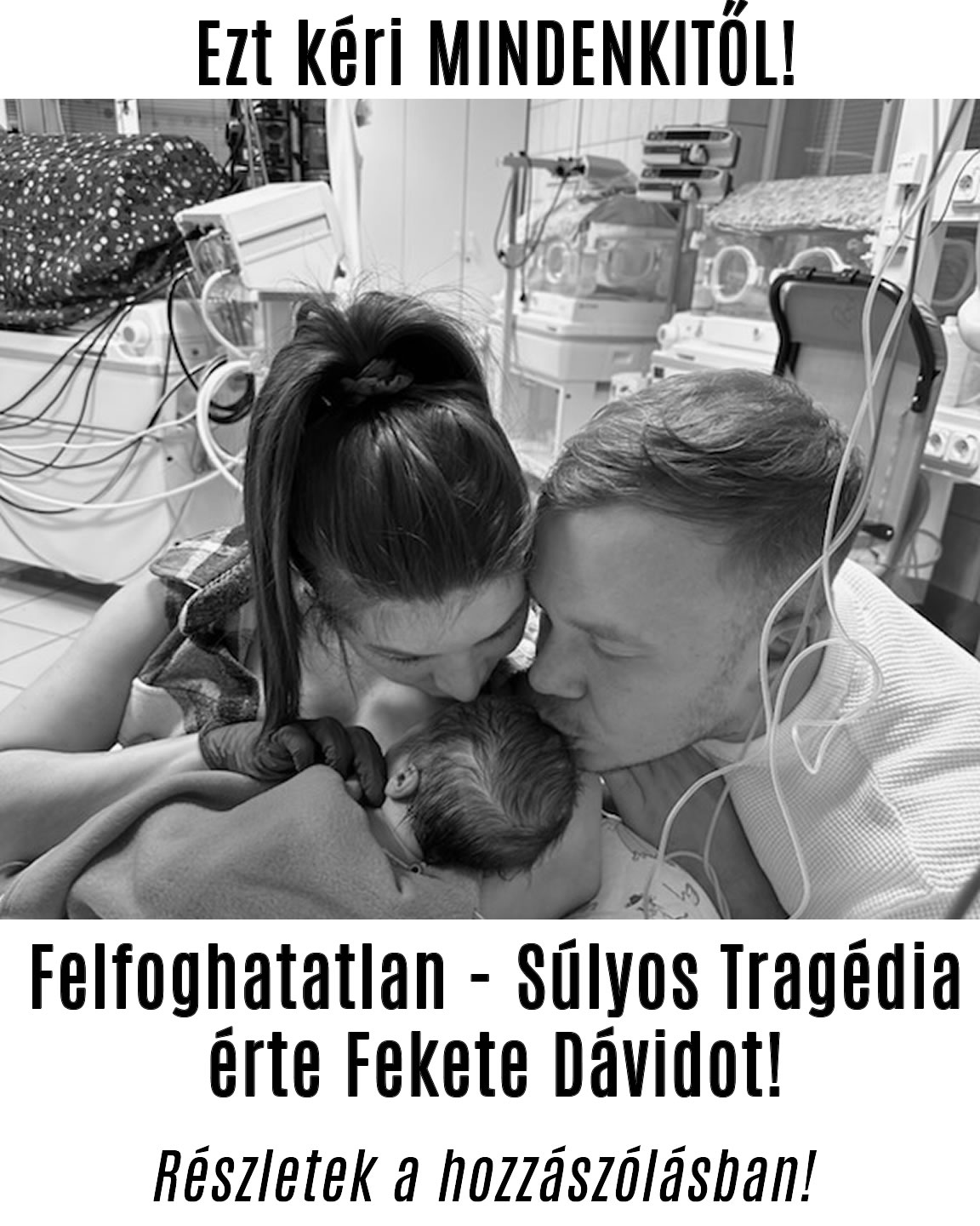 Felfoghatatlan – Súlyos Tragédia érte Fekete Dávidot!