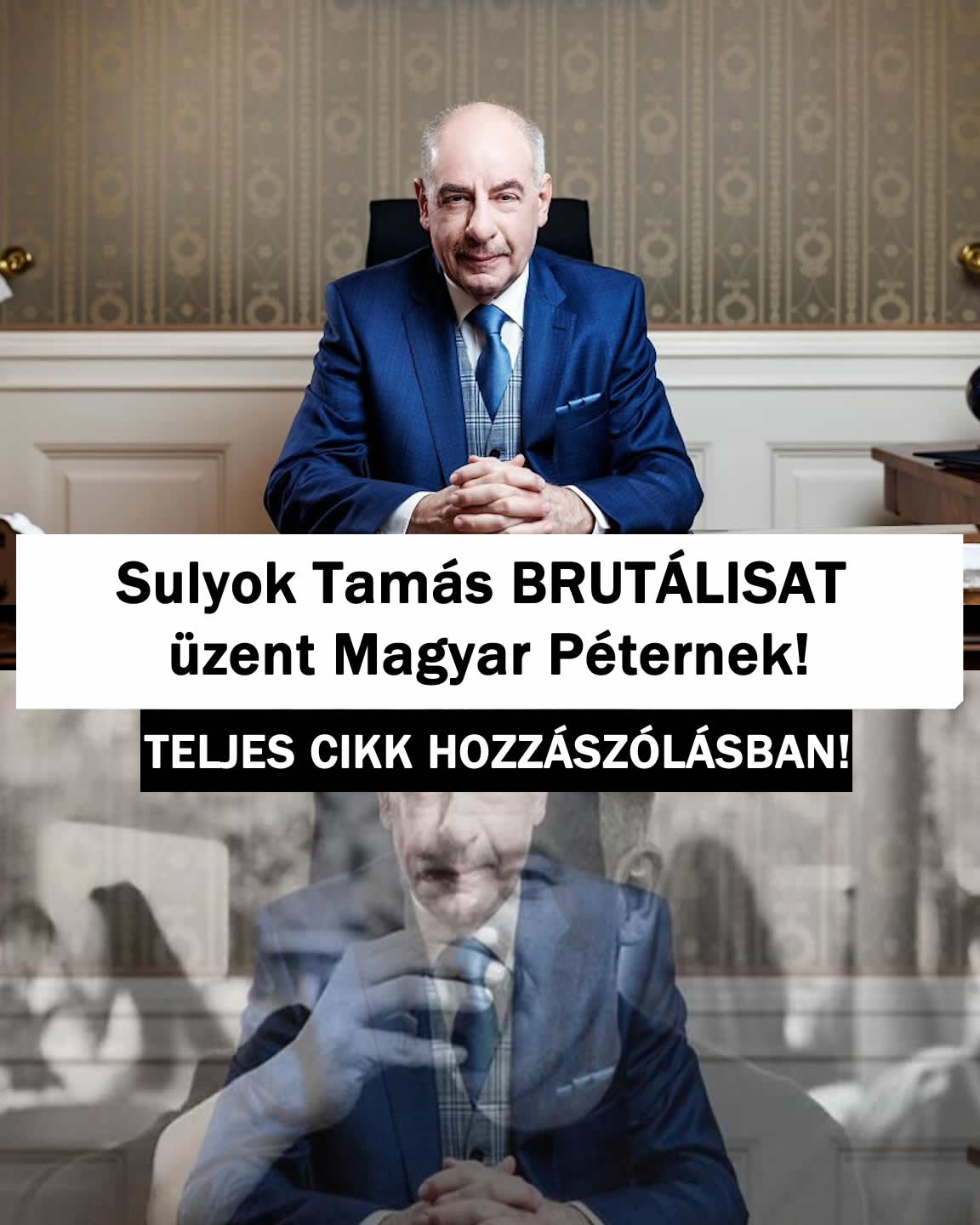 Sulyok Tamás BRUTÁLISAT üzent Magyar Péternek!