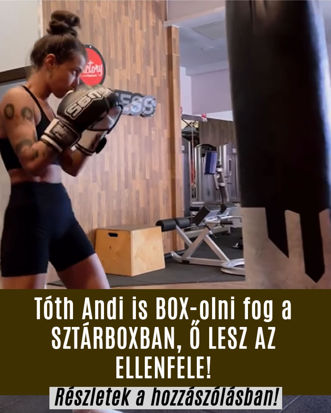 Tóth Andi is BOX-olni fog a SZTÁRBOXBAN, Ő LESZ AZ ELLENFELE!