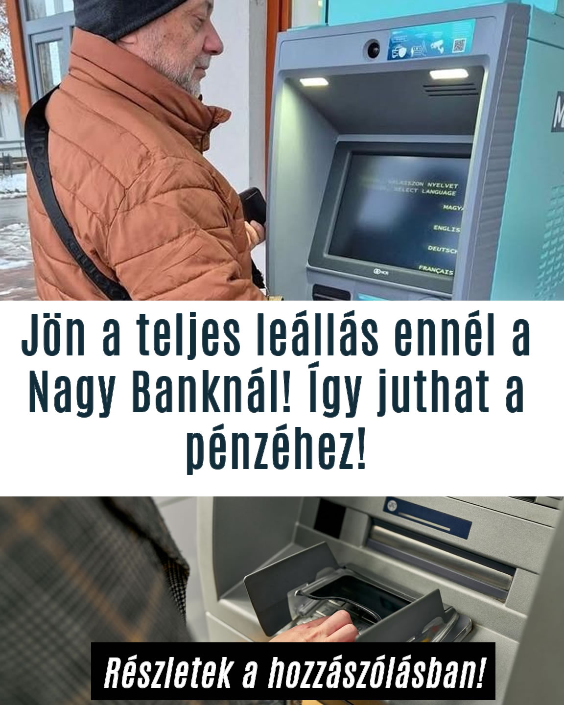 Jön a teljes leállás ennél a Nagy Banknál! Így juthat a pénzéhez!