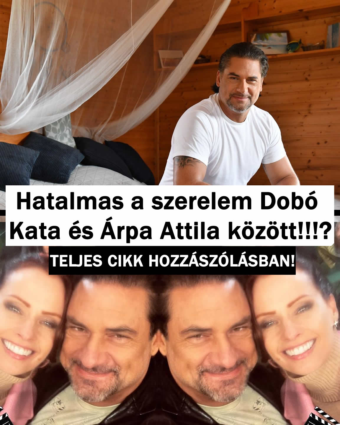 Hatalmas a szerelem Dobó Kata és Árpa Attila között!!!?