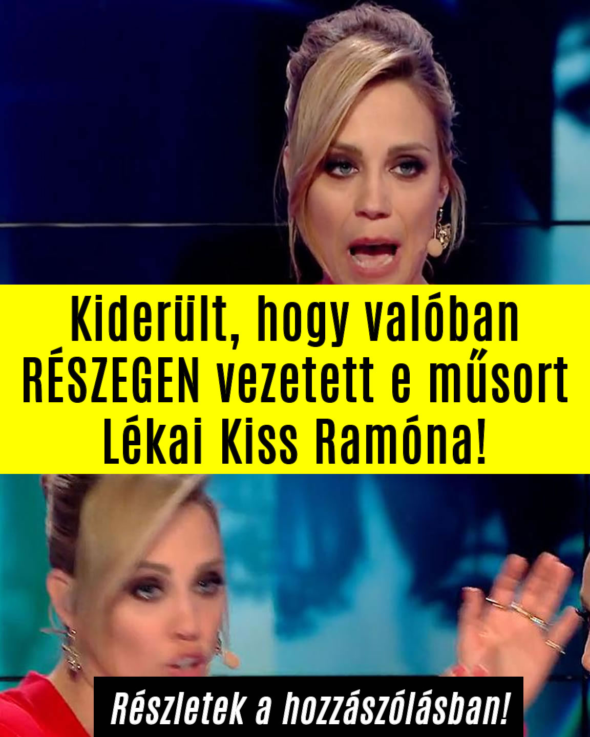 Kiderült, hogy valóban RÉSZEG VOLT E Lékai Kiss Ramóna