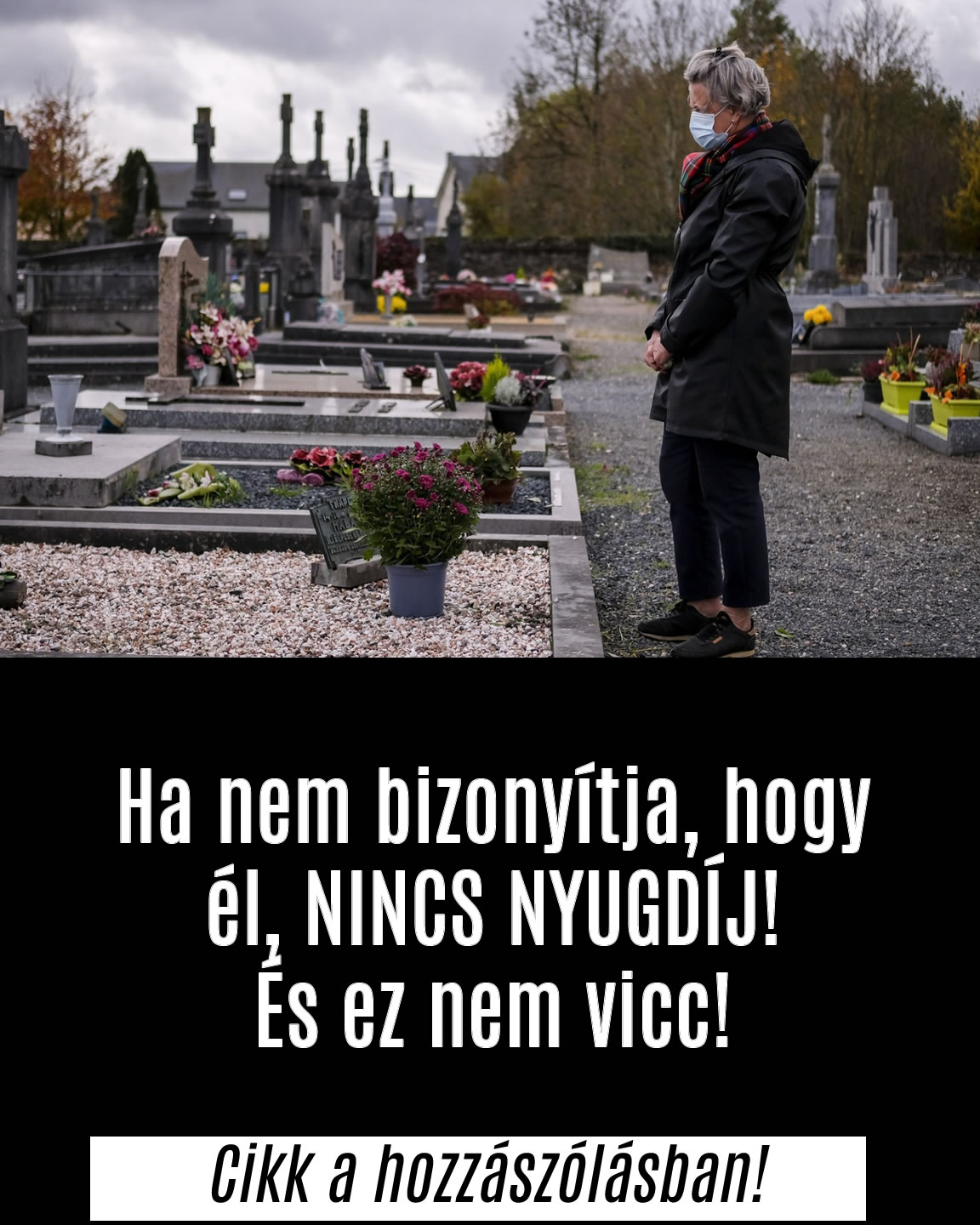 Ha nem bizonyítja, hogy él, NINCS NYUGDÍJ!