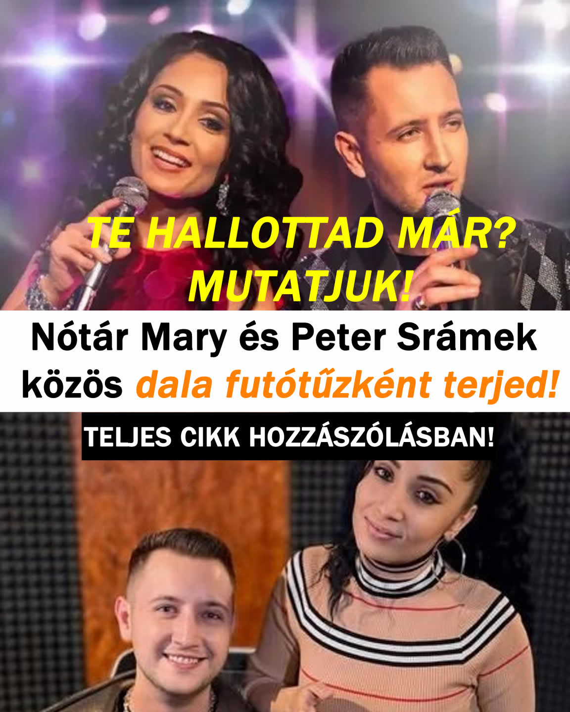 Nótár Mary és Peter Srámek közös dala futótűzként terjed