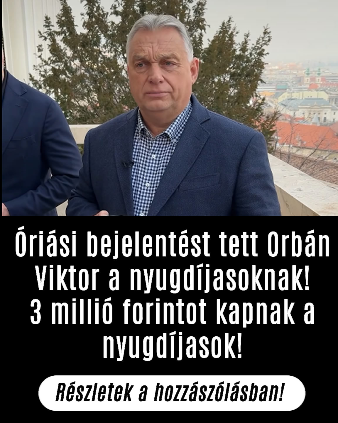 Óriási bejelentést tett Orbán Viktor a nyugdíjasoknak!