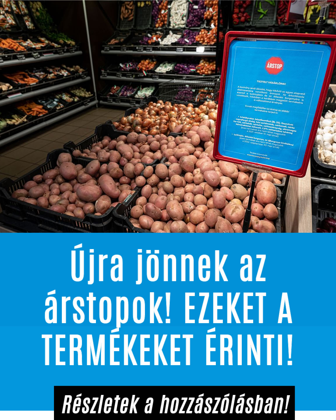 Újra jönnek az árstopok! EZEKET A TERMÉKEKET ÉRINTI!