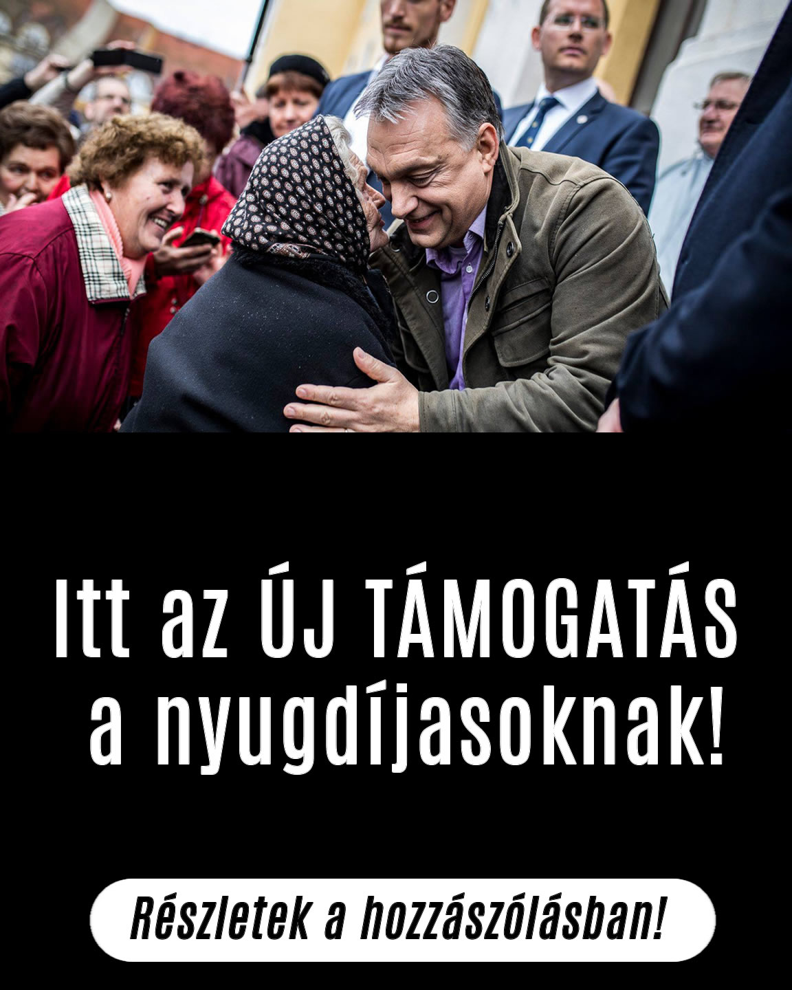 Itt az ÚJ TÁMOGATÁS a nyugdíjasoknak!