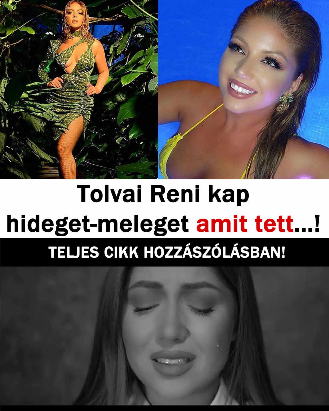 Tolvai Reni kap hideget-meleget amit tett!