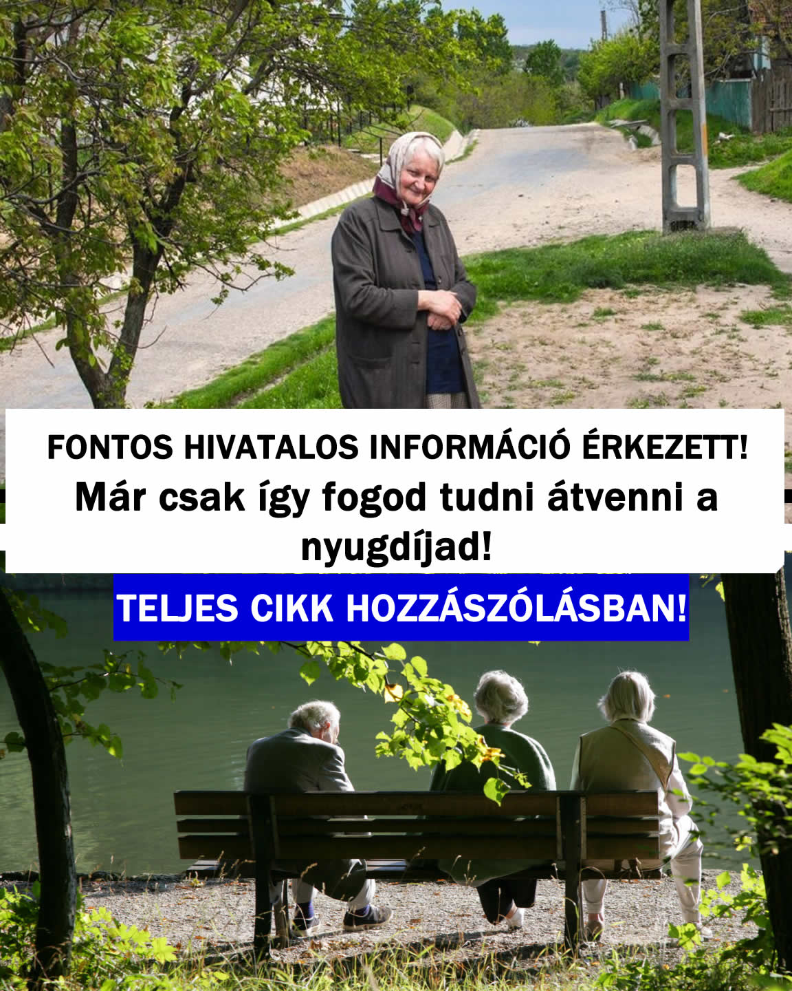 Már csak így fogod tudni átvenni a nyugdíjad!