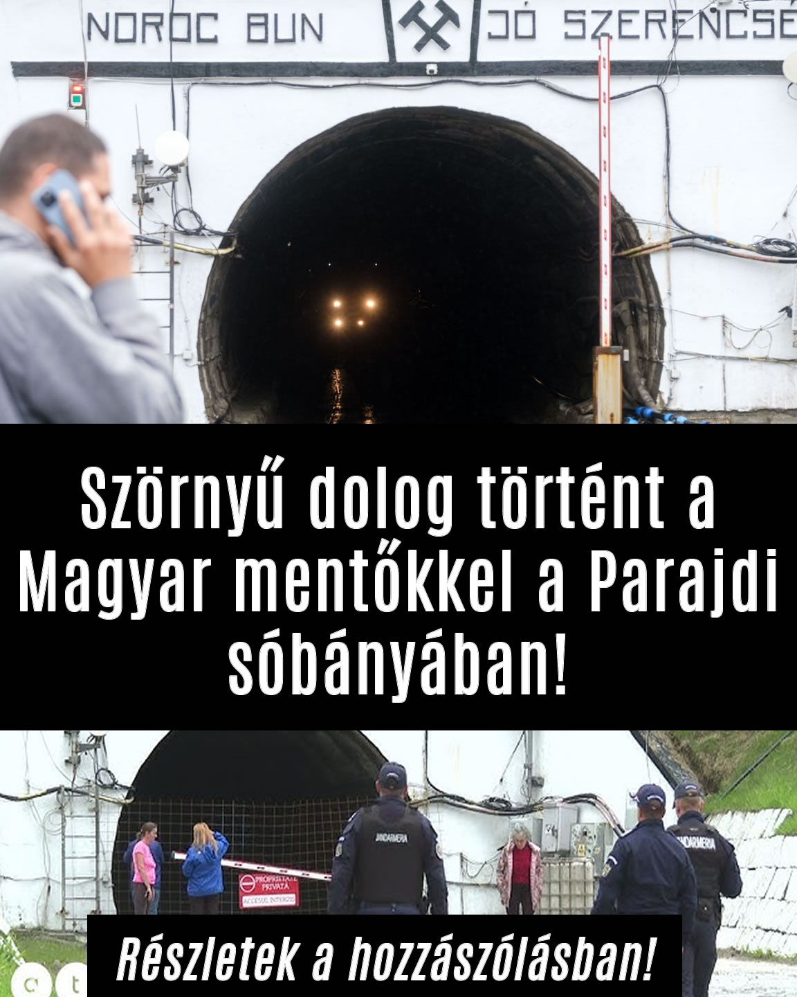 Szörnyű dolog történt a Magyar mentőkkel a Parajdi sóbányában!