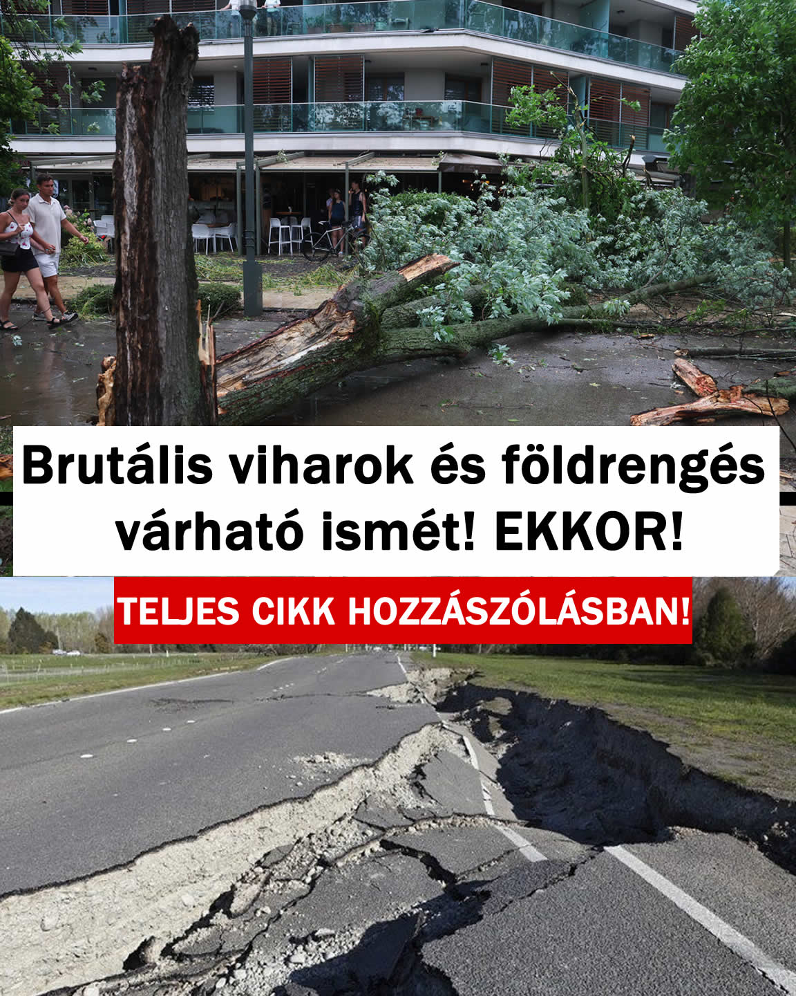 Brutális viharok és földrengés várható! EKKOR!