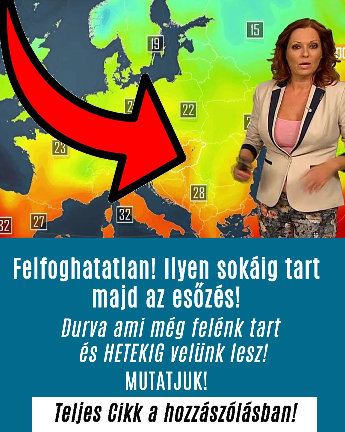Felfoghatatlan! Ilyen sokáig tart majd az esőzés!
