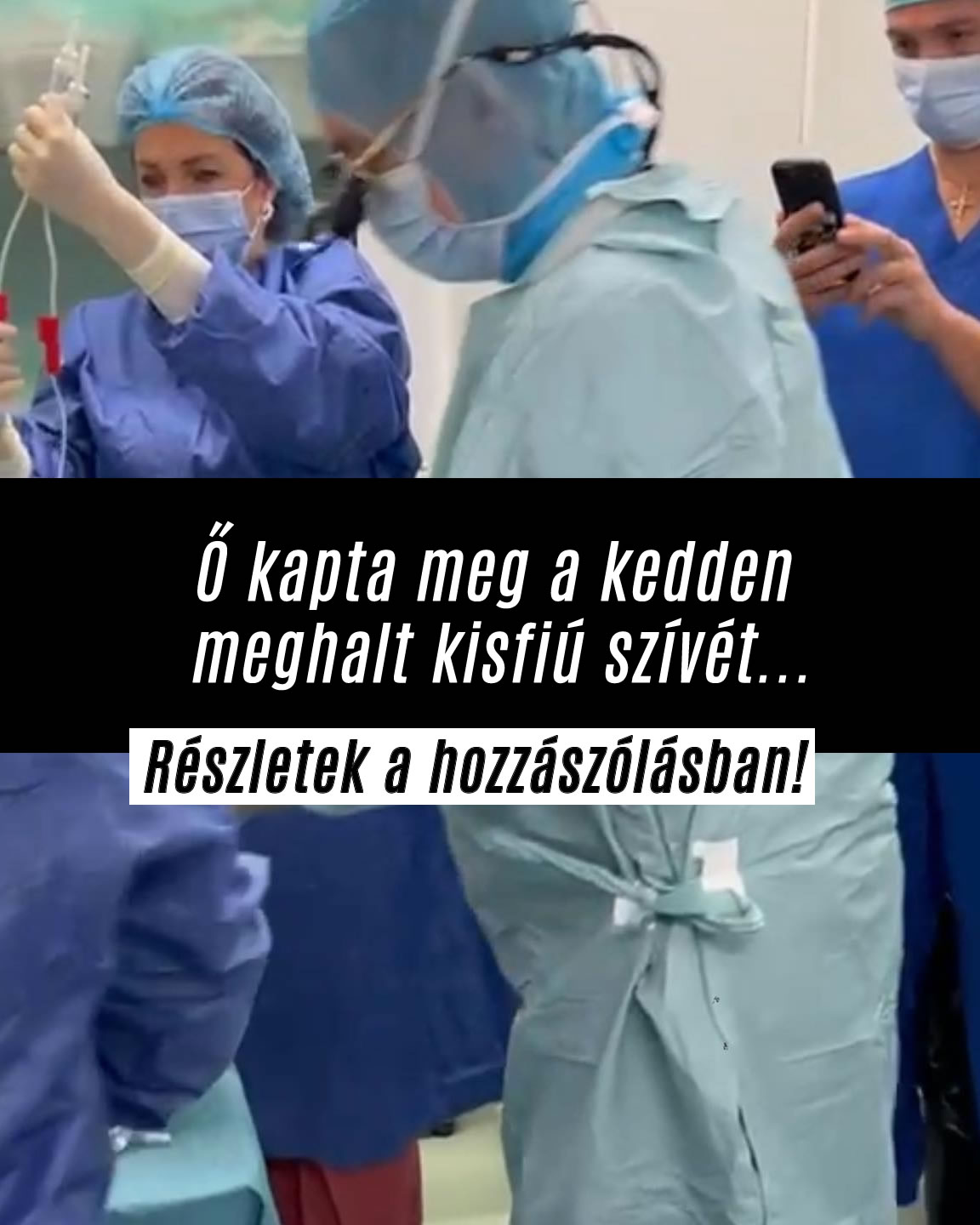 Ő kapta meg a kedden meghalt kisfiú szívét