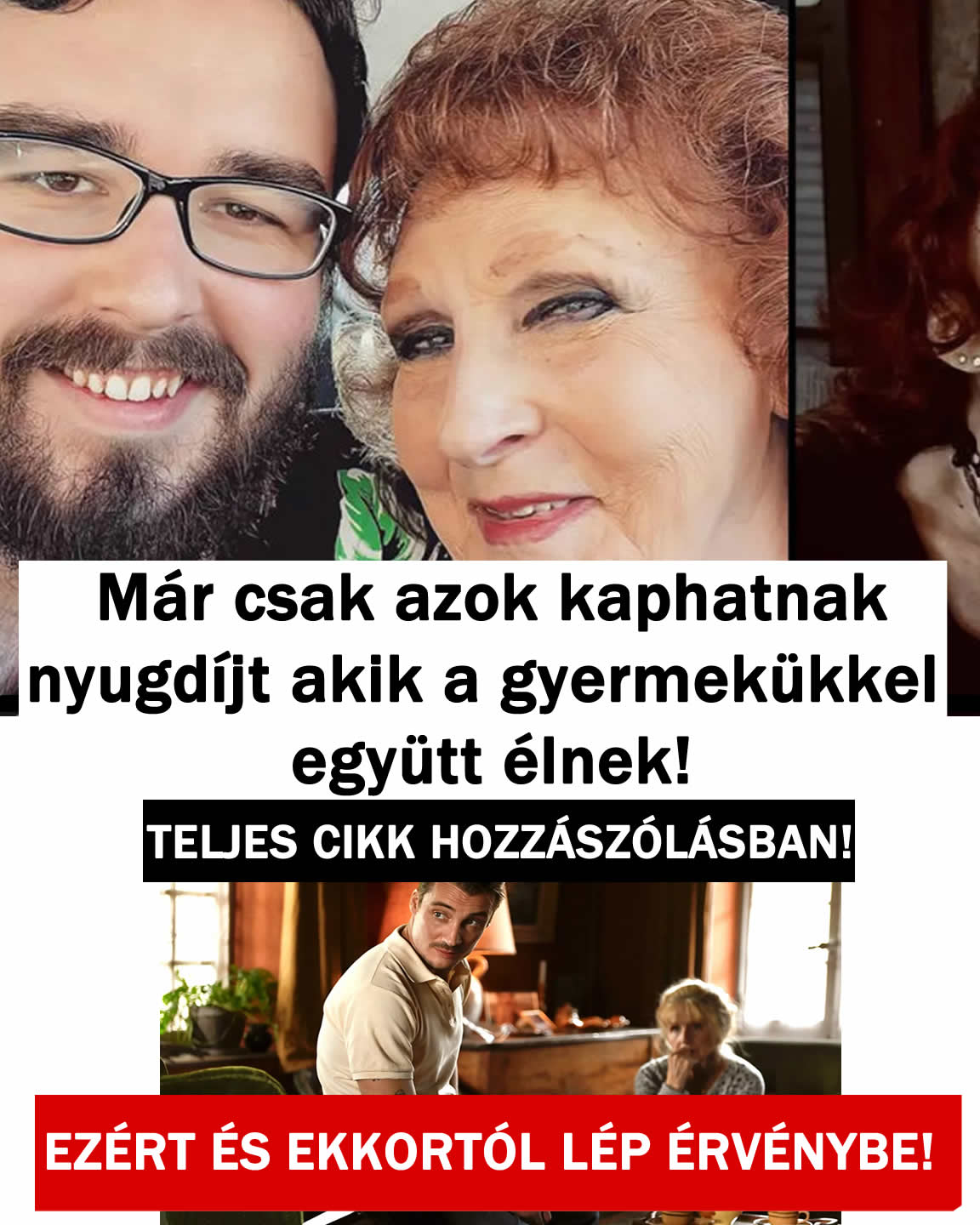 Az új nyugdíj dráma