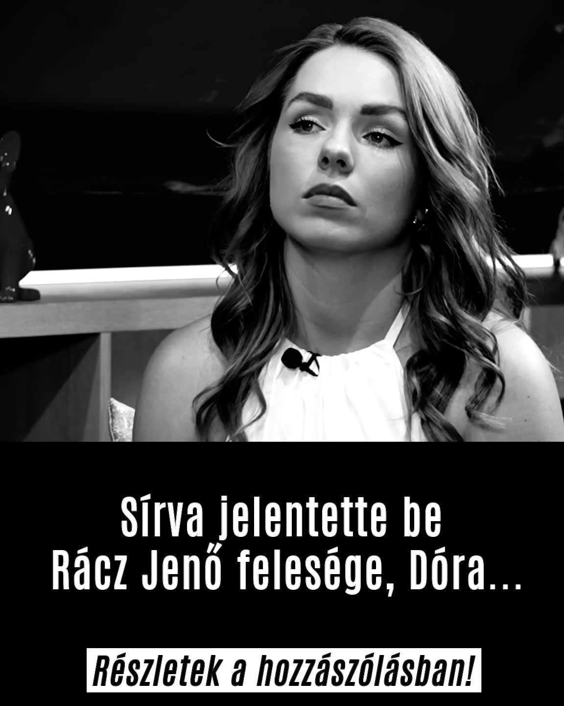 Sírva jelentette be Rácz-Gyuricza Dóra