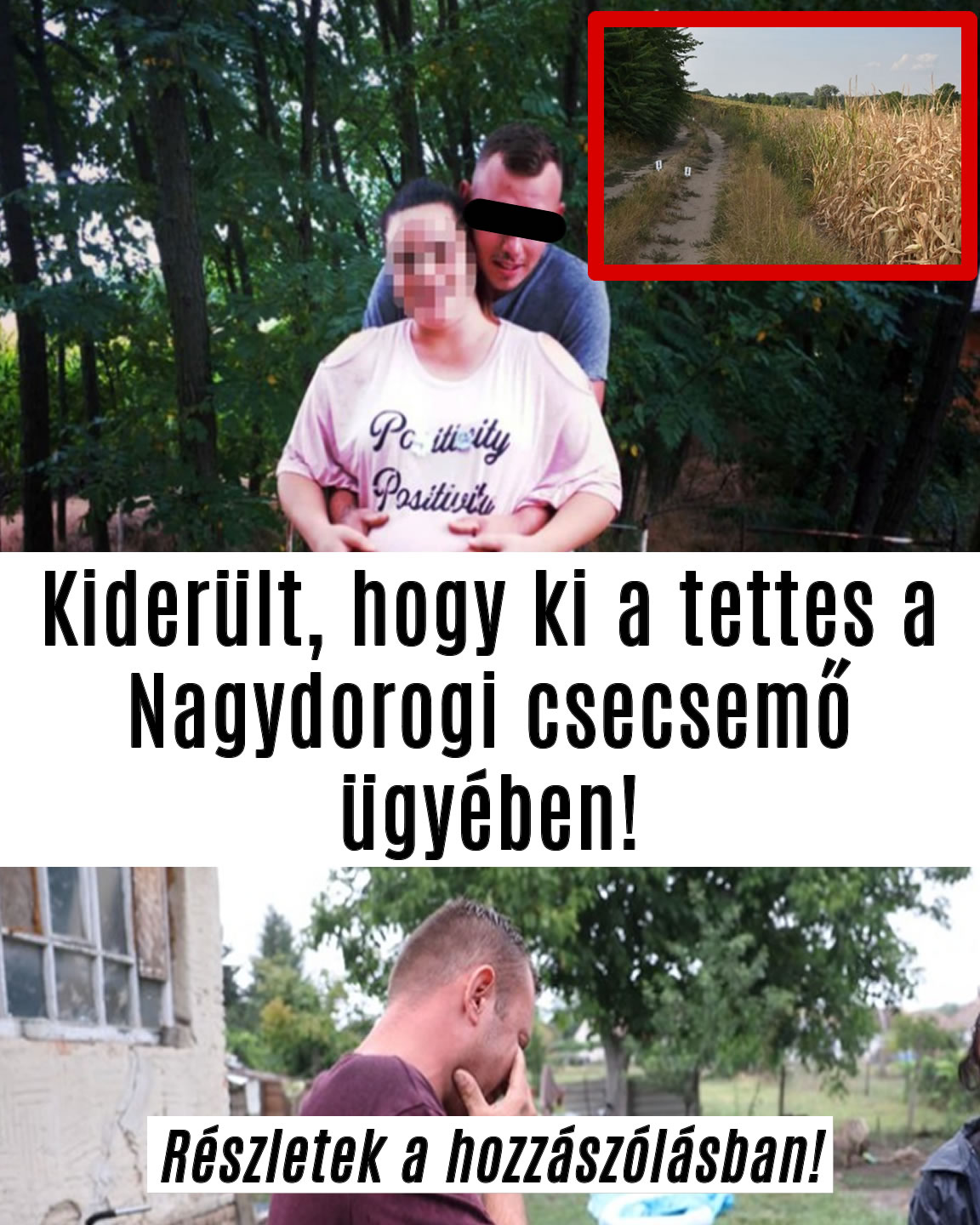 Kiderült ki a tettes a Nagydorogi gyermek ügyében!