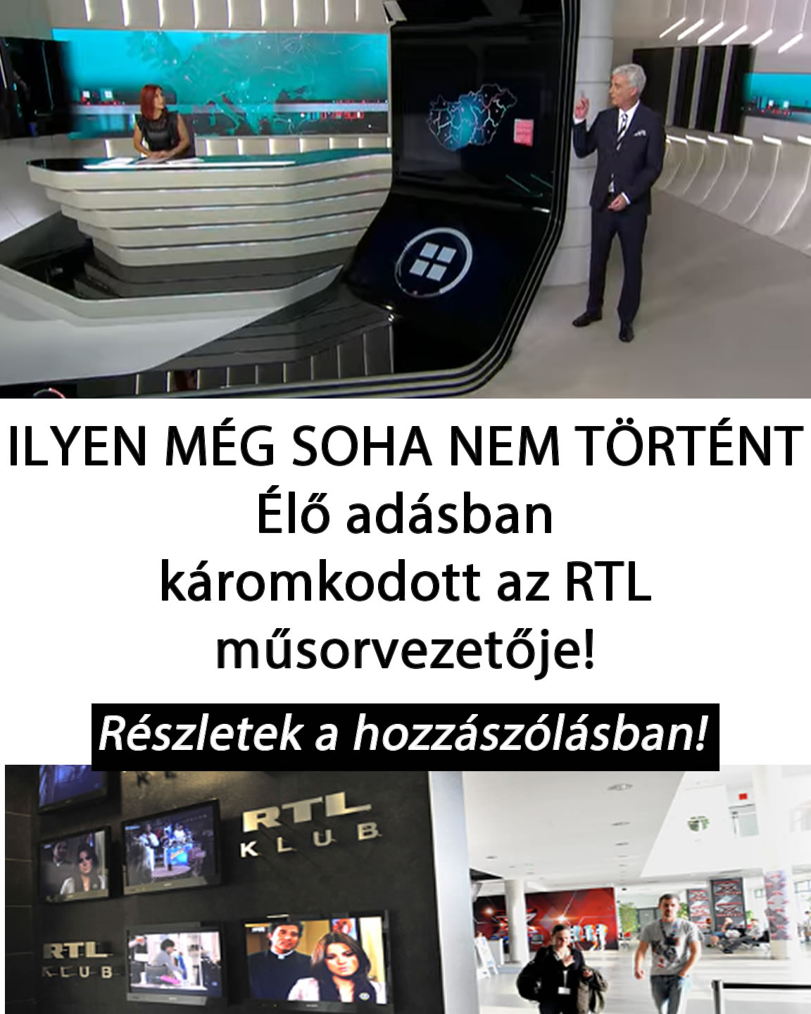 Élő adásban káromkodott az RTL műsorvezetője!