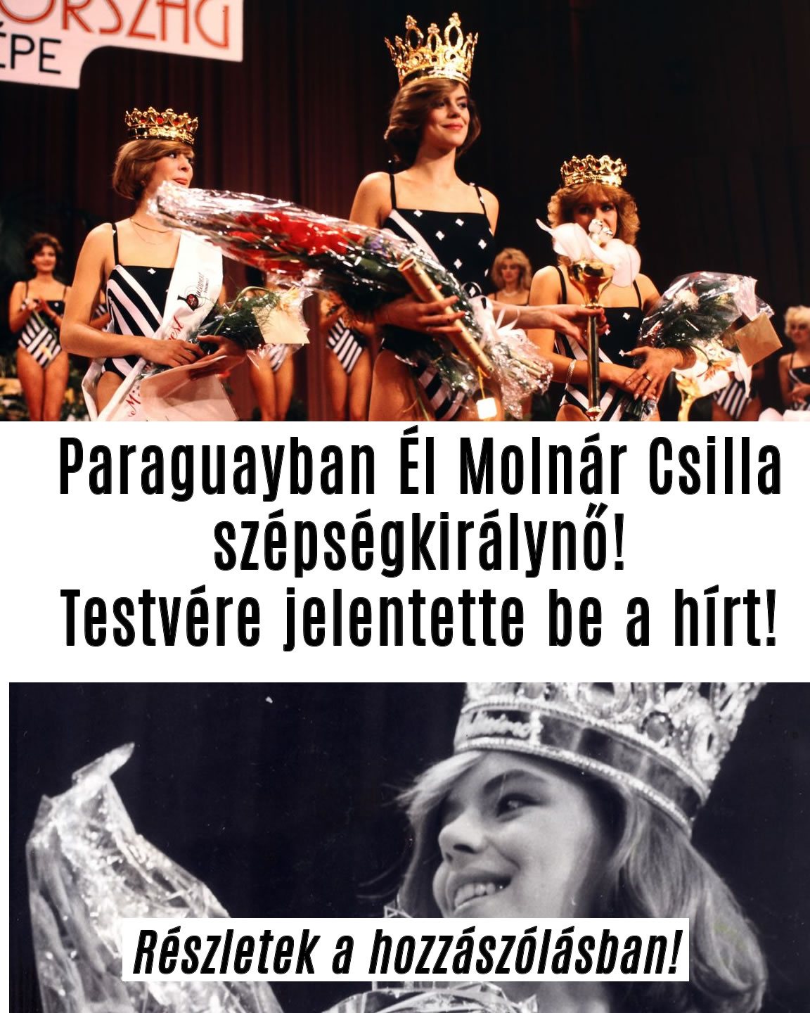 Él Molnár Csilla szépségkirálynő!