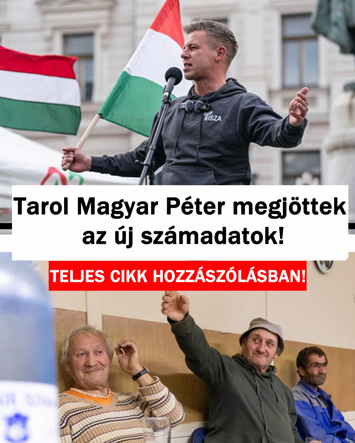 Tarol Magyar Péter megjöttek az új számadatok!