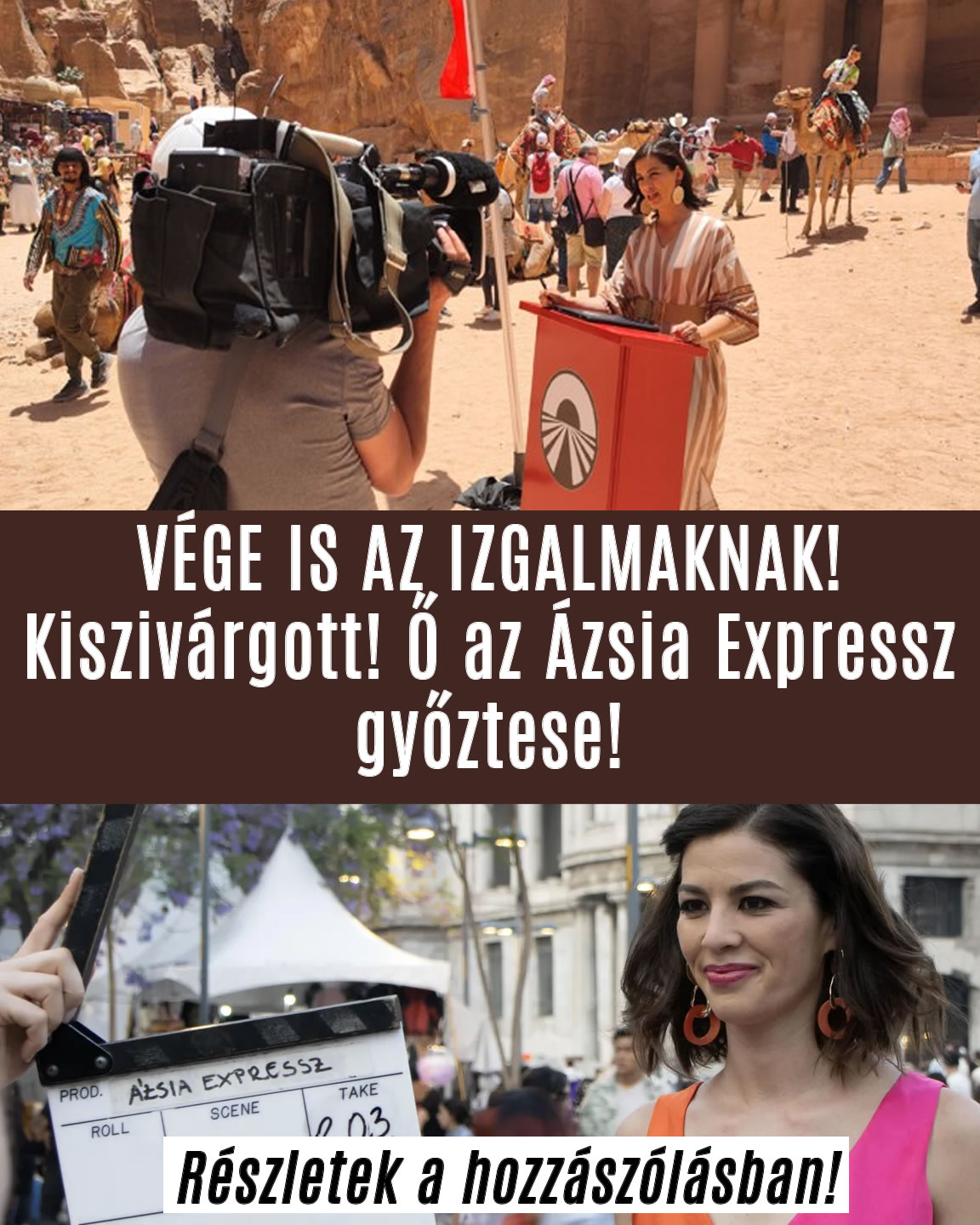 Kiszivárgott! Ő az Ázsia Expressz győztese!