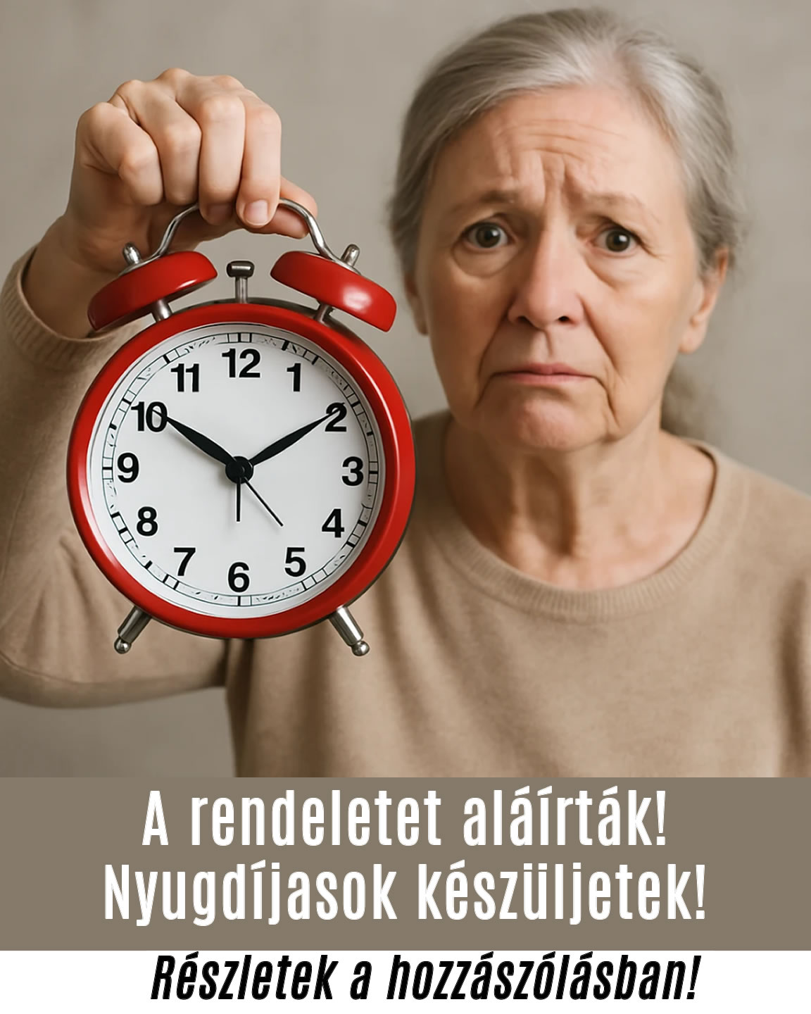 A rendeletet aláírták! Nyugdíjasok készüljetek!