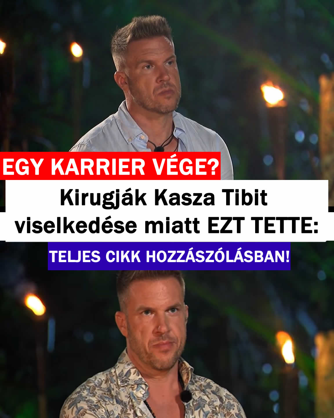 Kirugják Kasza Tibit viselkedése miatt EZT TETTE: