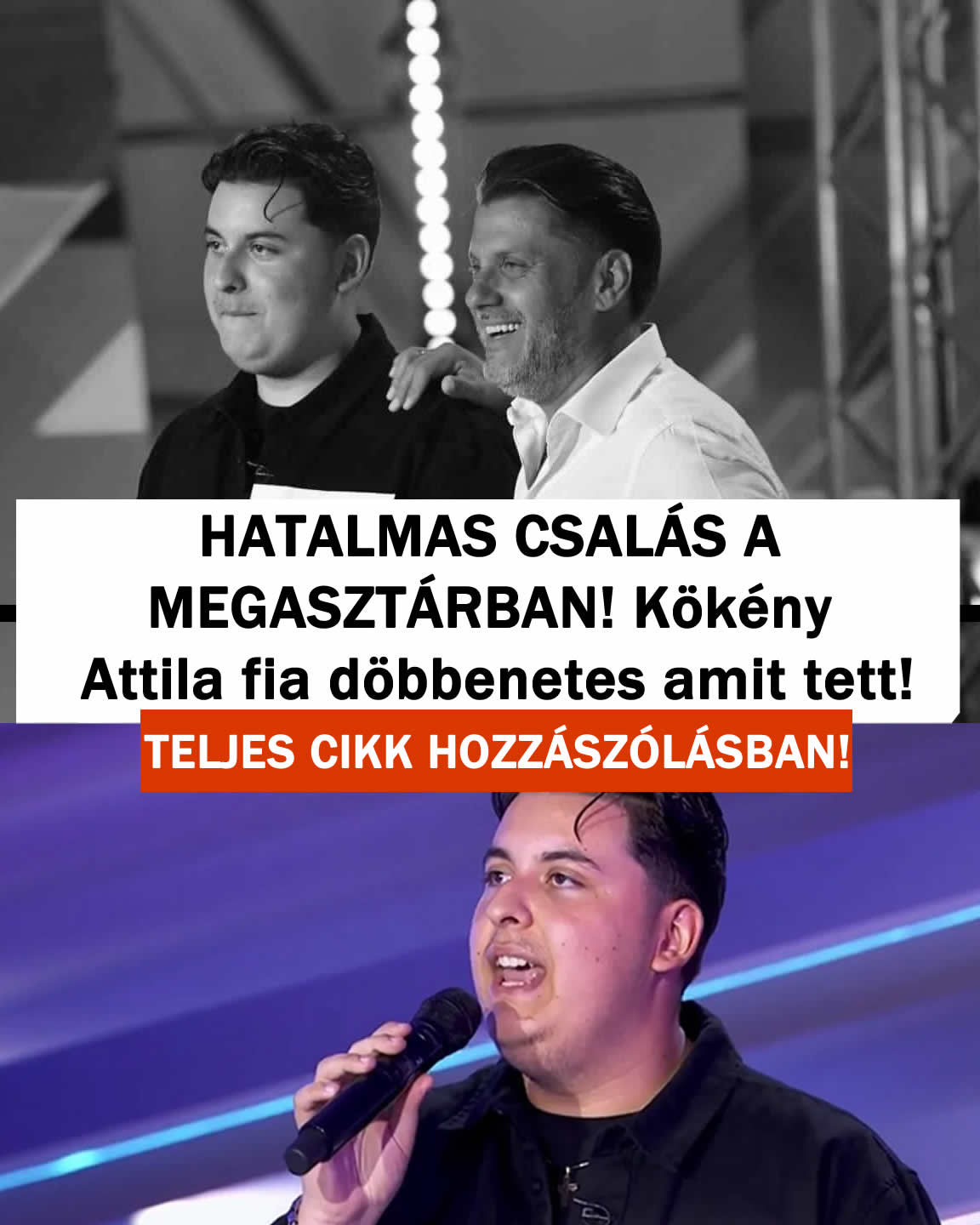 CSALÁS A MEGASZTÁRBAN! Kökény Attila fia döbbenetes amit tett!