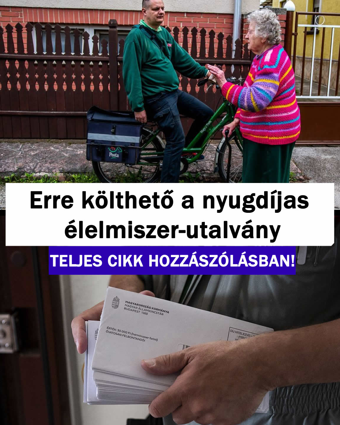 Erre költhető a nyugdíjas élelmiszer-utalvány