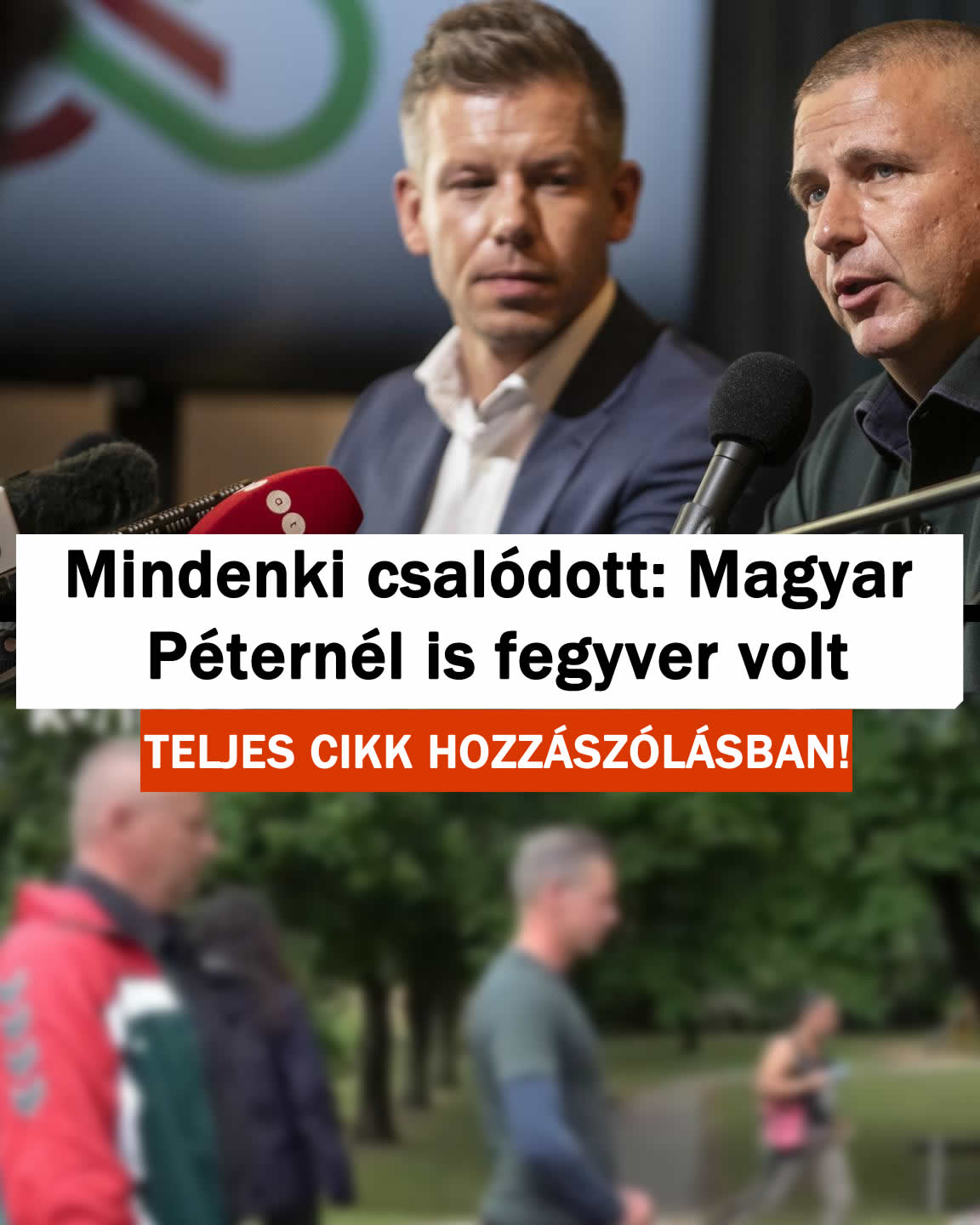 Mindenki csalódott: Magyar  Péternél is fegyver volt