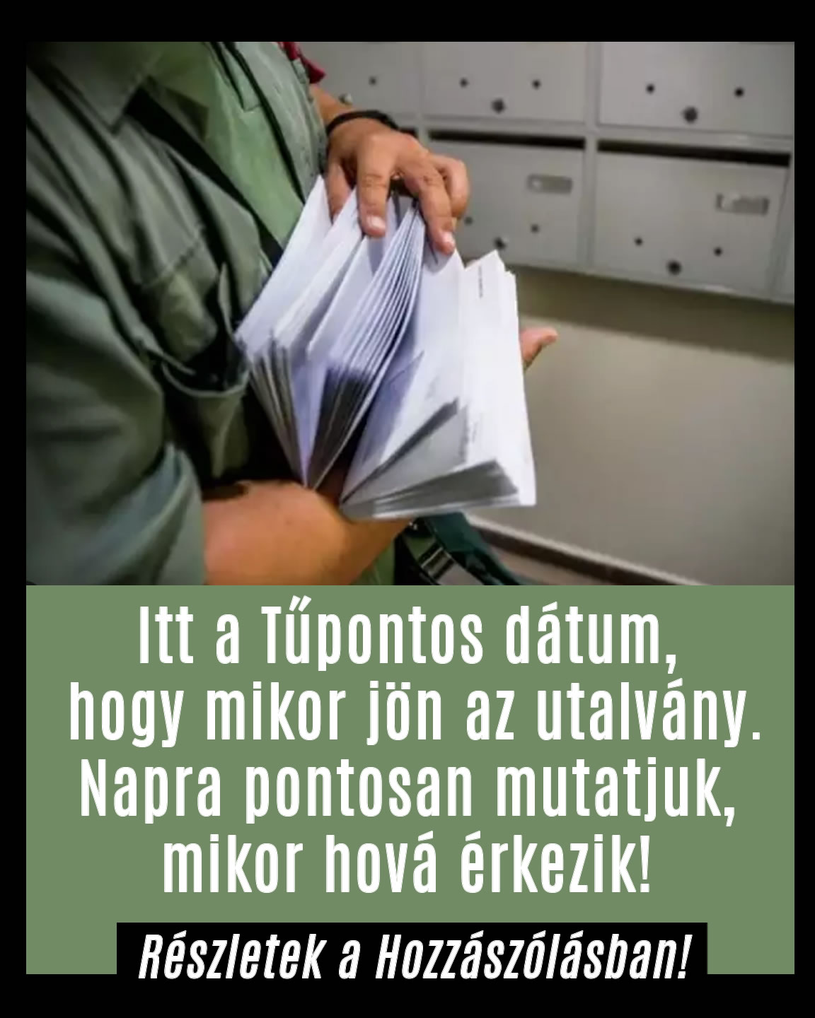 Itt a Tűpontos dátum, hogy mikor jön az utalvány!