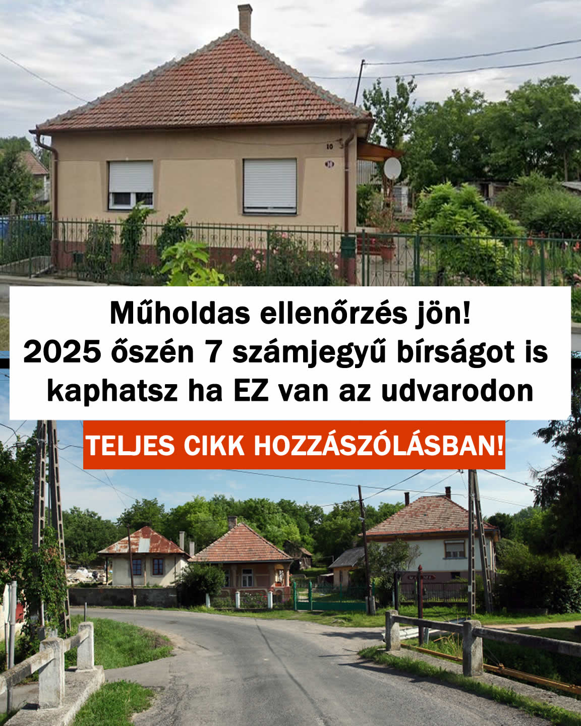 2025 őszén bírságot is kaphatsz ha EZ van az udvarodon