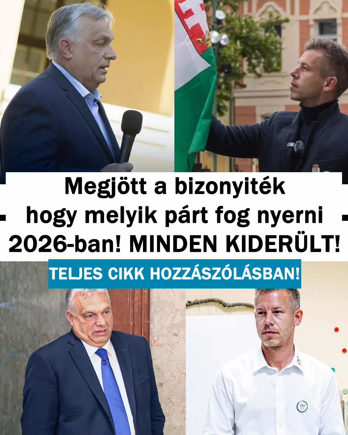Megjött a bizonyíték! Hogy melyik párt fog nyerni!